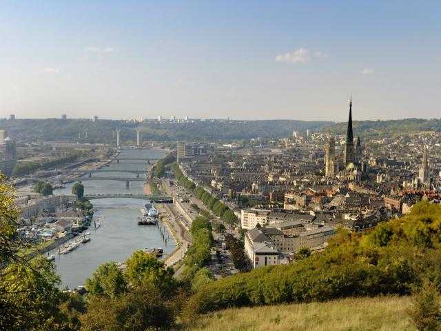 Rouen Panorama De La Côte Sainte Catherine