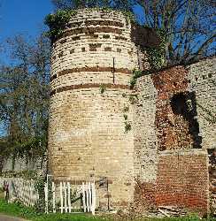 Ruins of oldest Leuven city wall