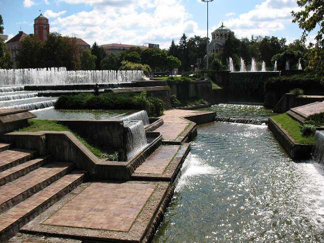 Pleven Water Cascades and Fountains