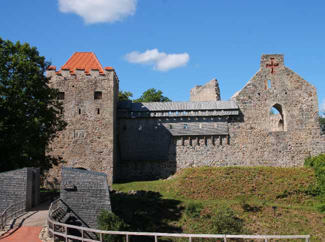 Castle Of The Livonian Order In Sigulda
