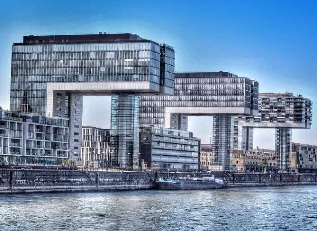 Kranhäuser im Rheinauhafen